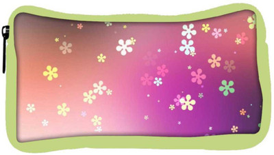 

Snoogg Eco Friendly Canvas Flower Graphic Student Pen Pencil Case Coin Purse Pouch Cosmetic Makeup Bag (GREEN) Pouch(Multicolor)