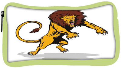 

Snoogg Eco Friendly Canvas Lion Big Cat Attacking Retro Student Pen Pencil Case Coin Purse Pouch Cosmetic Makeup Bag (GREEN) Pouch(Multicolor)