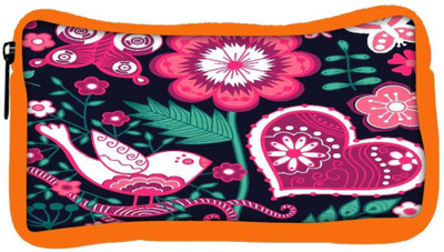

Snoogg Eco Friendly Canvas Seamless Texture With Flowers Student Pen Pencil Case Coin Purse Pouch Cosmetic Makeup Bag (ORANGE) Pouch(Multicolor)