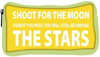 

Snoogg Eco Friendly Canvas Shoot For The Stars 2800 Student Pen Pencil Case Coin Purse Pouch Cosmetic Makeup Bag (GREEN) Pouch(Multicolor)