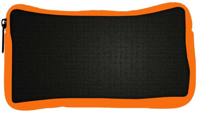 

Snoogg Eco Friendly Canvas Abstract Black Wall Design Designer Student Pen Pencil Case Coin Purse Pouch Cosmetic Makeup Bag (ORANGE) Pouch(Multicolor)
