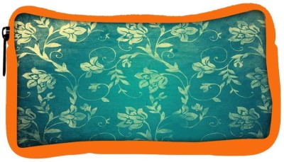 

Snoogg Eco Friendly Canvas Grunge Flower Teal Student Pen Pencil Case Coin Purse Pouch Cosmetic Makeup Bag (ORANGE) Pouch(Multicolor)