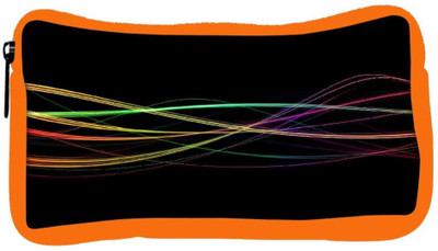 

Snoogg Eco Friendly Canvas Multiple Rays In Black Background Designer Student Pen Pencil Case Coin Purse Pouch Cosmetic Makeup Bag (ORANGE) Pouch(Multicolor)