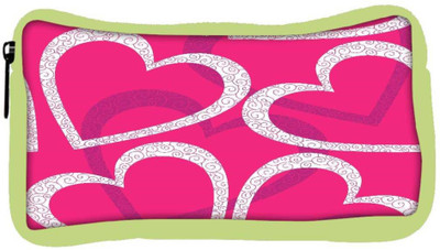 

Snoogg Eco Friendly Canvas White Hearts Designer Student Pen Pencil Case Coin Purse Pouch Cosmetic Makeup Bag (GREEN) Pouch(Multicolor)