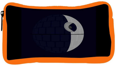 

Snoogg Eco Friendly Canvas Satellite Moon Student Pen Pencil Case Coin Purse Pouch Cosmetic Makeup Bag (ORANGE) Pouch(Multicolor)
