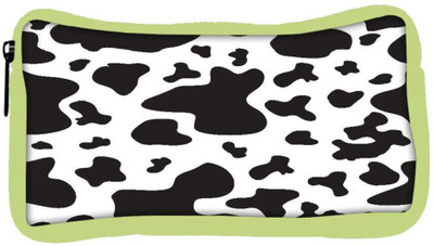 

Snoogg Eco Friendly Canvas Black Patches White Designer Student Pen Pencil Case Coin Purse Pouch Cosmetic Makeup Bag (GREEN) Pouch(Multicolor)