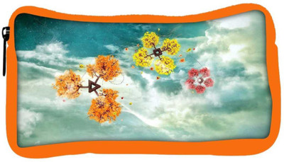 

Snoogg Eco Friendly Canvas Colorful Windsa Designer Student Pen Pencil Case Coin Purse Pouch Cosmetic Makeup Bag (ORANGE) Pouch(Multicolor)