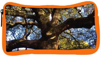 

Snoogg Eco Friendly Canvas Multiple Branched Tree Designer Student Pen Pencil Case Coin Purse Pouch Cosmetic Makeup Bag (ORANGE) Pouch(Multicolor)