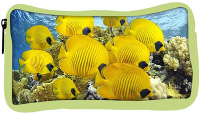 

Snoogg Eco Friendly Canvas Yellow Fish Designer Student Pen Pencil Case Coin Purse Pouch Cosmetic Makeup Bag (GREEN) Pouch(Multicolor)