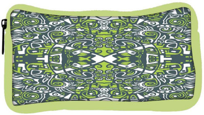 

Snoogg Eco Friendly Canvas Abstract Green Pattern Designer Student Pen Pencil Case Coin Purse Pouch Cosmetic Makeup Bag (GREEN) Pouch(Multicolor)