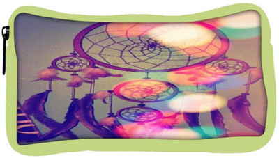 

Snoogg Eco Friendly Canvas Dream Catcher Digital Student Pen Pencil Case Coin Purse Pouch Cosmetic Makeup Bag (GREEN) Pouch(Multicolor)
