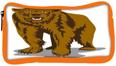 

Snoogg Eco Friendly Canvas Brown Bear Student Pen Pencil Case Coin Purse Pouch Cosmetic Makeup Bag (ORANGE) Pouch(Multicolor)