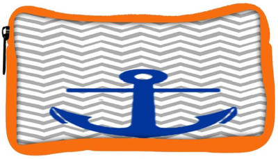 

Snoogg Eco Friendly Canvas Anchor Wave Student Pen Pencil Case Coin Purse Pouch Cosmetic Makeup Bag (ORANGE) Pouch(Multicolor)