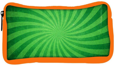 

Snoogg Eco Friendly Canvas Abstract Green Design Designer Student Pen Pencil Case Coin Purse Pouch Cosmetic Makeup Bag (ORANGE) Pouch(Multicolor)