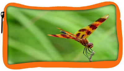 

Snoogg Eco Friendly Canvas Tiger Dragonfly Designer Student Pen Pencil Case Coin Purse Pouch Cosmetic Makeup Bag (ORANGE) Pouch(Multicolor)
