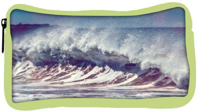 

Snoogg Eco Friendly Canvas Ocean Scream Designer Student Pen Pencil Case Coin Purse Pouch Cosmetic Makeup Bag (GREEN) Pouch(Multicolor)