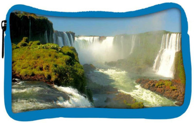 

Snoogg Eco Friendly Canvas Huge Waterfall Designer Student Pen Pencil Case Coin Purse Pouch Cosmetic Makeup Bag (BLUE) Pouch(Multicolor)