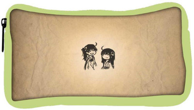 

Snoogg Eco Friendly Canvas Minimalistic Simple Designer Student Pen Pencil Case Coin Purse Pouch Cosmetic Makeup Bag (GREEN) Pouch(Multicolor)