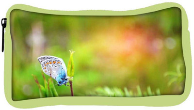 

Snoogg Eco Friendly Canvas Mixed Color Butterfly In Green Petal Designer Student Pen Pencil Case Coin Purse Pouch Cosmetic Makeup Bag (GREEN) Pouch(Multicolor)