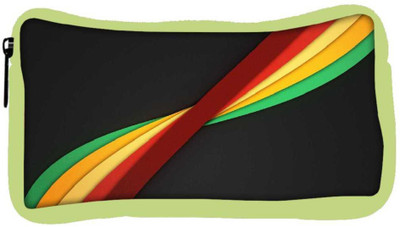 

Snoogg Eco Friendly Canvas Black Color Strips Designer Student Pen Pencil Case Coin Purse Pouch Cosmetic Makeup Bag (GREEN) Pouch(Multicolor)