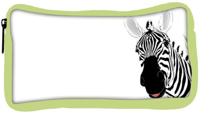 

Snoogg Eco Friendly Canvas Funny Zebra Designer Student Pen Pencil Case Coin Purse Pouch Cosmetic Makeup Bag (GREEN) Pouch(Multicolor)