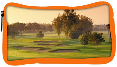

Snoogg Eco Friendly Canvas Abstract Golf Park Designer Student Pen Pencil Case Coin Purse Pouch Cosmetic Makeup Bag (ORANGE) Pouch(Multicolor)