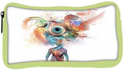 

Snoogg Eco Friendly Canvas Beauty In Mind Eye Student Pen Pencil Case Coin Purse Pouch Cosmetic Makeup Bag (GREEN) Pouch(Multicolor)