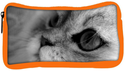 

Snoogg Eco Friendly Canvas Garcya Cat Eye Designer Student Pen Pencil Case Coin Purse Pouch Cosmetic Makeup Bag (ORANGE) Pouch(Multicolor)