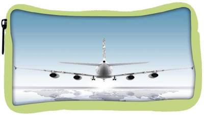 

Snoogg Eco Friendly Canvas Aircraft Landing On The Earth Student Pen Pencil Case Coin Purse Pouch Cosmetic Makeup Bag (GREEN) Pouch(Multicolor)