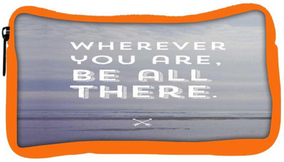 

Snoogg Eco Friendly Canvas Be All There Student Pen Pencil Case Coin Purse Pouch Cosmetic Makeup Bag (ORANGE) Pouch(Multicolor)