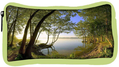 

Snoogg Eco Friendly Canvas Forest Side River Designer Student Pen Pencil Case Coin Purse Pouch Cosmetic Makeup Bag (GREEN) Pouch(Multicolor)