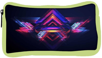 

Snoogg Eco Friendly Canvas Abstract Zoyd Student Pen Pencil Case Coin Purse Pouch Cosmetic Makeup Bag (GREEN) Pouch(Multicolor)