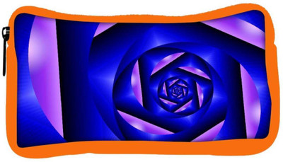 

Snoogg Eco Friendly Canvas Abstract Blue Cylone Pattern Designer Student Pen Pencil Case Coin Purse Pouch Cosmetic Makeup Bag (ORANGE) Pouch(Multicolor)