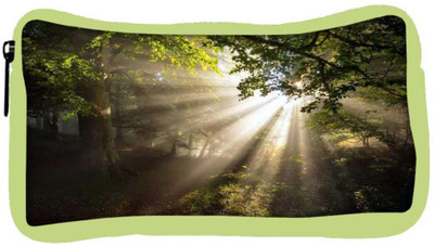 

Snoogg Eco Friendly Canvas Abstract Sunlight In Forest Designer Student Pen Pencil Case Coin Purse Pouch Cosmetic Makeup Bag (GREEN) Pouch(Multicolor)
