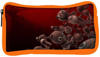 

Snoogg Eco Friendly Canvas Teddy Bears Designer Student Pen Pencil Case Coin Purse Pouch Cosmetic Makeup Bag (ORANGE) Pouch(Multicolor)