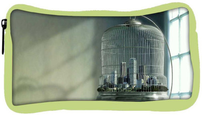 

Snoogg Eco Friendly Canvas City In A Cage Designer Student Pen Pencil Case Coin Purse Pouch Cosmetic Makeup Bag (GREEN) Pouch(Multicolor)