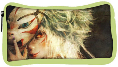 

Snoogg Eco Friendly Canvas Firey Eyed Woman Behind The Mask Designer Student Pen Pencil Case Coin Purse Pouch Cosmetic Makeup Bag (GREEN) Pouch(Multicolor)