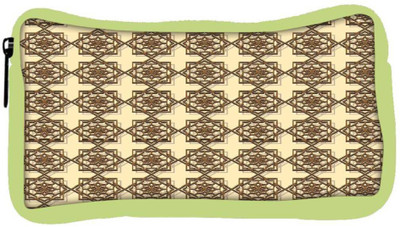 

Snoogg Eco Friendly Canvas Abstract Brown Pattern Design Designer Student Pen Pencil Case Coin Purse Pouch Cosmetic Makeup Bag (GREEN) Pouch(Multicolor)