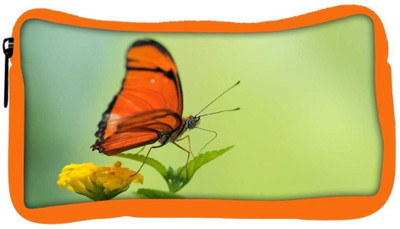 

Snoogg Eco Friendly Canvas Butterfly In Yellow Flower Designer Student Pen Pencil Case Coin Purse Pouch Cosmetic Makeup Bag (ORANGE) Pouch(Multicolor)