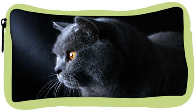 

Snoogg Eco Friendly Canvas British Shorthair Cat Animal Designer Student Pen Pencil Case Coin Purse Pouch Cosmetic Makeup Bag (GREEN) Pouch(Multicolor)