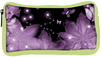 

Snoogg Eco Friendly Canvas Floral Butterfly Designer Student Pen Pencil Case Coin Purse Pouch Cosmetic Makeup Bag (GREEN) Pouch(Multicolor)