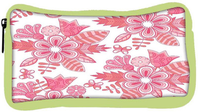 

Snoogg Eco Friendly Canvas Abstract Floral Background Student Pen Pencil Case Coin Purse Pouch Cosmetic Makeup Bag (GREEN) Pouch(Multicolor)