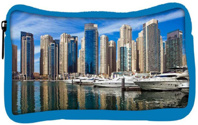 

Snoogg Eco Friendly Canvas Colorful Buildings Designer Student Pen Pencil Case Coin Purse Pouch Cosmetic Makeup Bag (BLUE) Pouch(Multicolor)