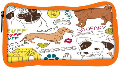 

Snoogg Eco Friendly Canvas I Love Dogs Vector Doodles Set Student Pen Pencil Case Coin Purse Pouch Cosmetic Makeup Bag (ORANGE) Pouch(Multicolor)