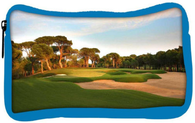 

Snoogg Eco Friendly Canvas Clean Golf Court Designer Student Pen Pencil Case Coin Purse Pouch Cosmetic Makeup Bag (BLUE) Pouch(Multicolor)