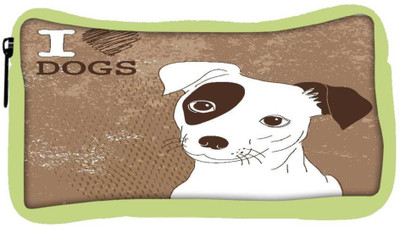 

Snoogg Eco Friendly Canvas Cute Jack Russell Terrier Brilliant Card For Doglovers Student Pen Pencil Case Coin Purse Pouch Cosmetic Makeup Bag (GREEN) Pouch(Multicolor)