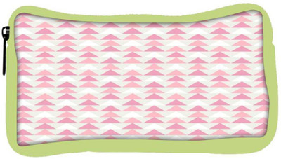 

Snoogg Eco Friendly Canvas Light Pink Triangles Designer Student Pen Pencil Case Coin Purse Pouch Cosmetic Makeup Bag (GREEN) Pouch(Multicolor)