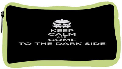 

Snoogg Eco Friendly Canvas Keep Calm And Dark Side Student Pen Pencil Case Coin Purse Pouch Cosmetic Makeup Bag (GREEN) Pouch(Multicolor)