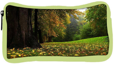 

Snoogg Eco Friendly Canvas Green Garden Dense Forest Designer Student Pen Pencil Case Coin Purse Pouch Cosmetic Makeup Bag (GREEN) Pouch(Multicolor)