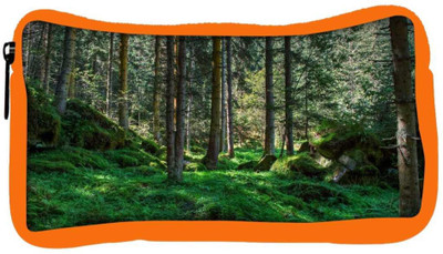 

Snoogg Eco Friendly Canvas Desnse Forest Designer Student Pen Pencil Case Coin Purse Pouch Cosmetic Makeup Bag (ORANGE) Pouch(Multicolor)